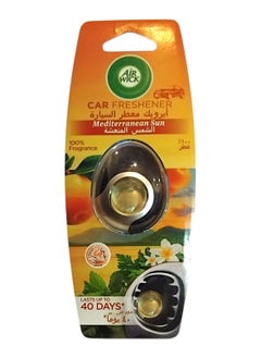 Air Wick Car Freshener With Mediterranean Sun Scent, Lasts Up To 40 days, 2.5 ml 