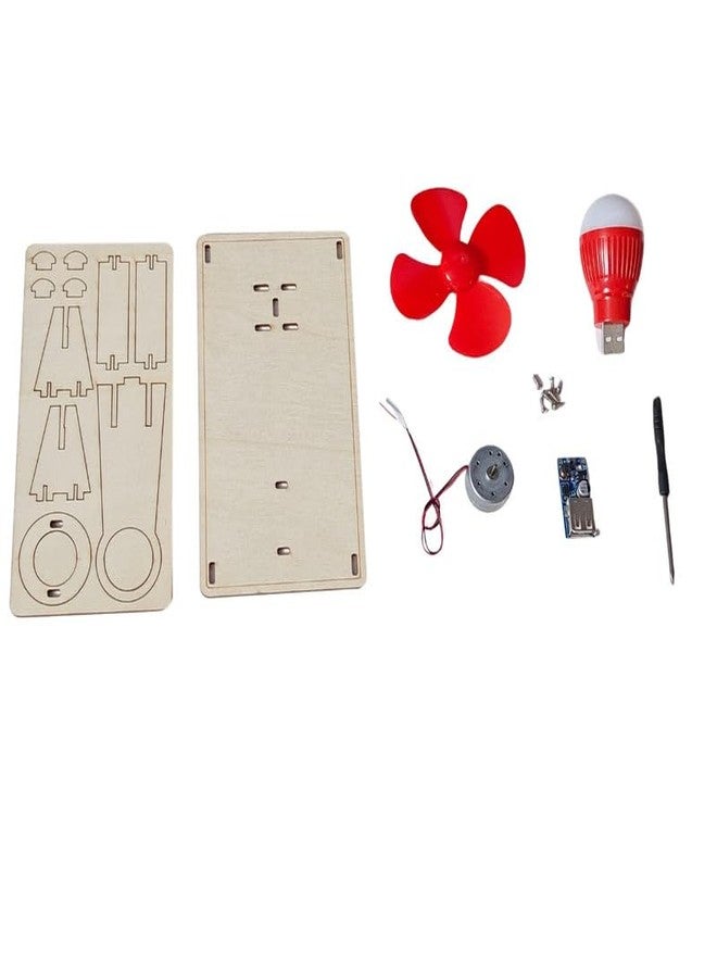 ESPtronics مشروع طاحونة الهواء من إي إس بترونيكس - تجربة علمية يمكنك صنعها بنفسك - مجموعة أدوات نموذج عملي في الفيزياء لأطفال المدارس - Image 4