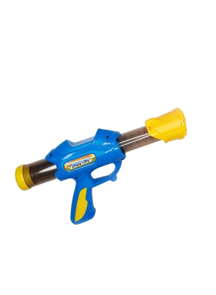 Premium Red and Blue Air Powered Soft Bullet Toy Gun Set with Foam Balls for Kids - Image 2