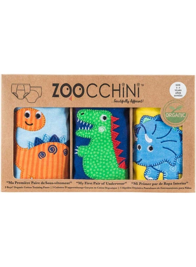 ZOOCCHINI ZOOCCHINI Potty Training Pants Unisex, Organic, Fairy Tale Character, Absorbent, Soft and Comfortable Training Underwear for Girls and Boys 2-4 Years (Pack of 3)  - Image 1