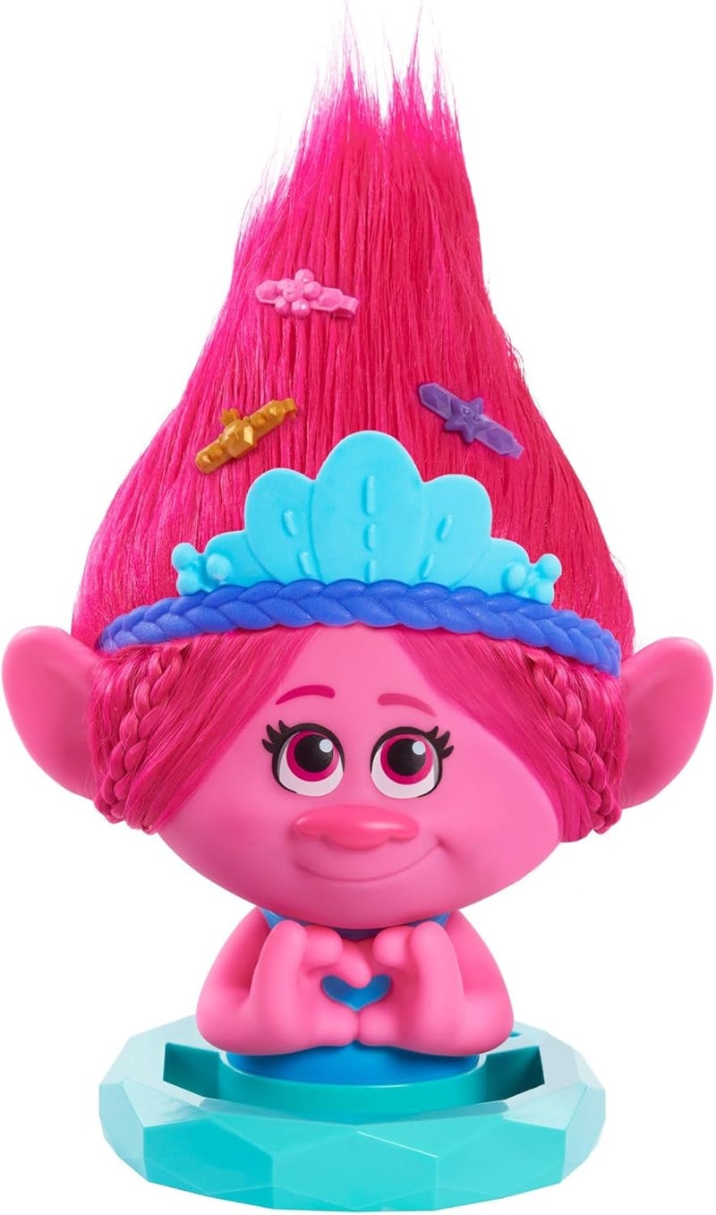 Trolls DreamWorks Trolls Band Together Poppy Styling Head with Accessories 11pieces Pink Kids Toys for Ages 3 Up by Just Play - Image 4