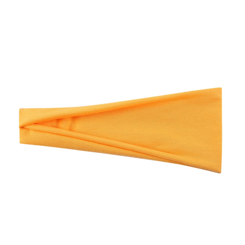 Loquat New Elastic Unisex Sport Yoga Headband Egg yolk
