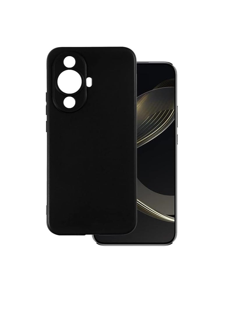 general Huawei Nova 11 Case, Thin TPU Cover with Camera Protection Anti-Scratch Slim Fit Flexible Phone Case for Huawei Nova 11 2023 Black - Image 1