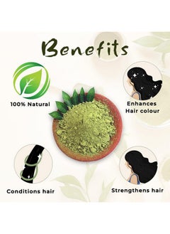 BSY Organic 100% Natural And Pure Henna Powder Lawsonia Inermis (Henna) For Hair Colour 227G / 0.5 Lb Natural Henna Powder Mehendi Powder Hair Care Powder  - Image 3