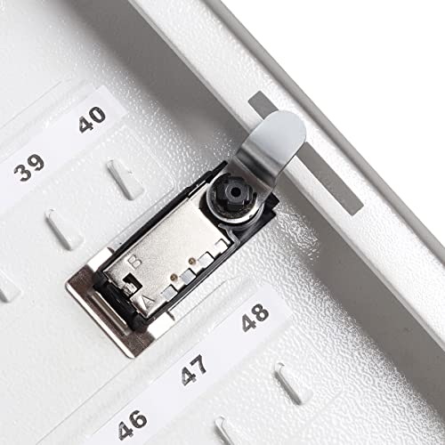 Decaller Secure Key Box with Combination Lock, Key Cabinet Wall Mount Lock Box with 48 Hooks, 11 4/5" x 9 1/5" x 3" - Image 5