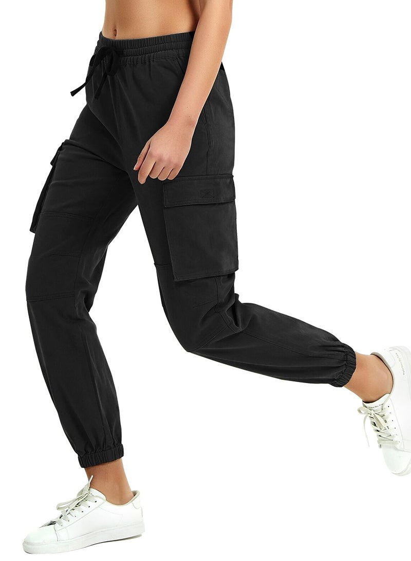 Sharpdo Cargo Pants for Women Utility Pants Casual Hiking Trousers Chino Twill Pants - Image 1