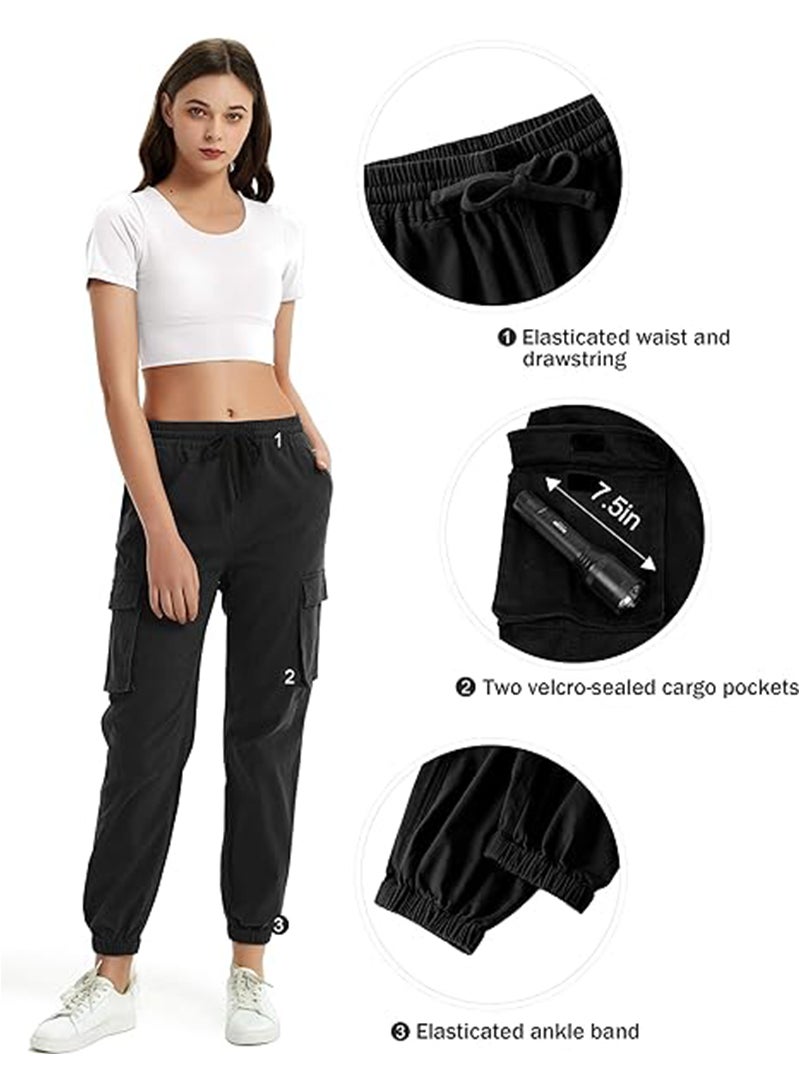 Sharpdo Cargo Pants for Women Utility Pants Casual Hiking Trousers Chino Twill Pants - Image 4