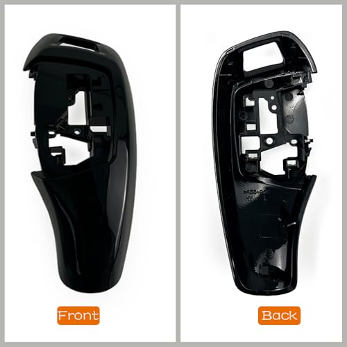 CHUANGHUI for BMW 1 2 3 4 5 6 7 Series X3 X4 Automotive Center Gear Shift Knob Shift Lever Trim Cover Auto Interior Shift Knobs Cover F30 F10 F02 F25 F26 (Ordinay Style, Black) - Image 5