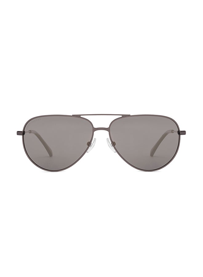 John Jacobs Unisex John Jacobs ALI FAZAL Gunmetal - Yellow | Full Rim Pilot Stylish & Premium Sunglasses | Polarized and 100% UV Protected | Men & Women | Medium | JJ S70015 - Image 2