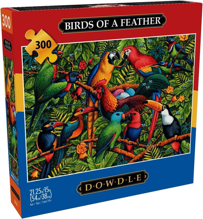 Buffalo Games Eric Dowdle Birds of a Feather 300 Piece Jigsaw Puzzle for Adults Challenging Puzzle Perfect for Game Nights Finished Size is 2125 x 1500 - Image 3