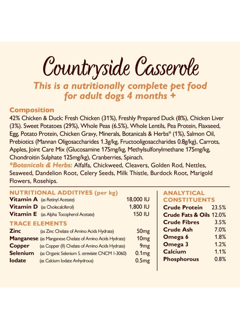 Lily's Kitchen - Countryside Casserole with Chicken, Duck and Sweet Potatoes Adult Dry Dog Food 12 kg - Image 1