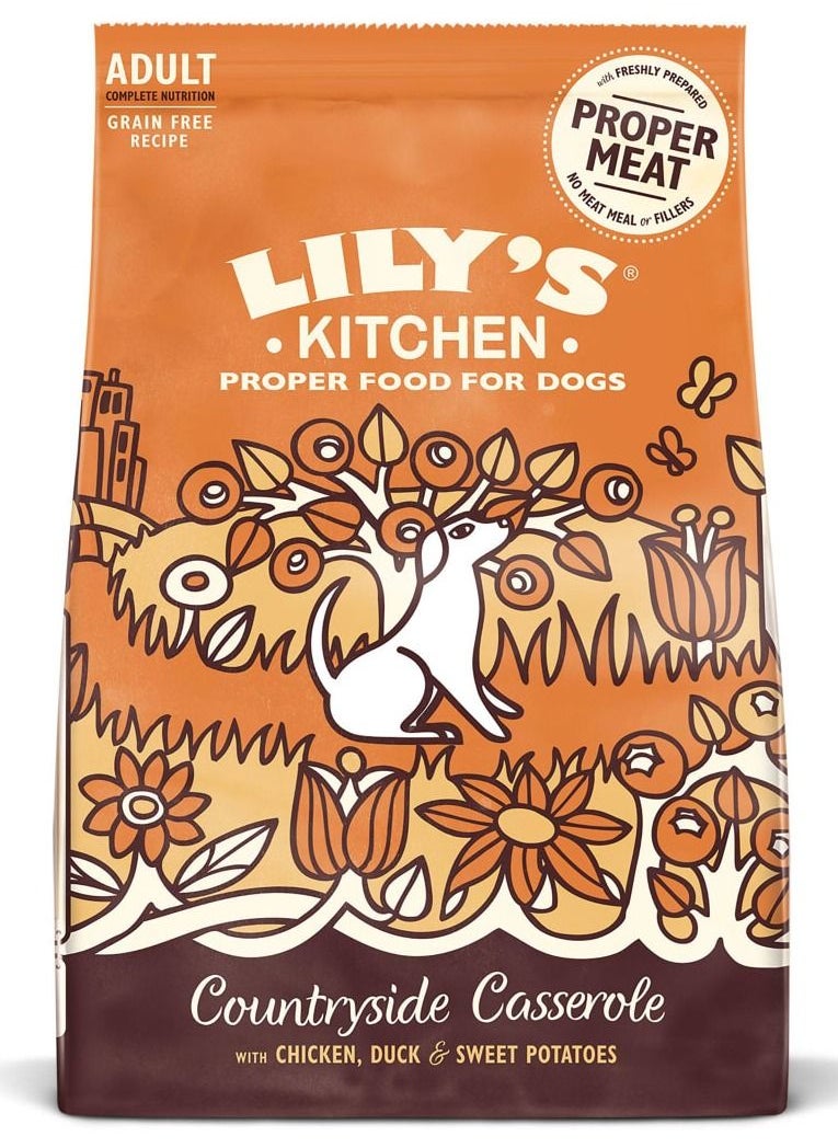 Lily's Kitchen - Countryside Casserole with Chicken, Duck and Sweet Potatoes Adult Dry Dog Food 12 kg - Image 1