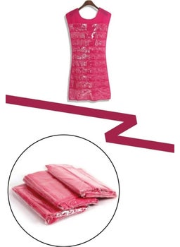 Buffer Dress Shaped Jewelry Organizer Two Sided Jewelry Organizer For Jewels and Charms  - Image 1