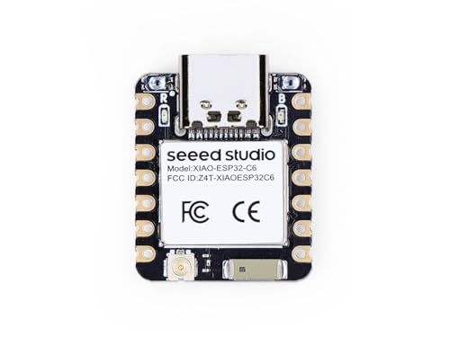 Seeed Studio XIAO ESP32C6-2.4 GHz WiFi 6, Bluetooth 5.3, Zigbee, Thread (802.15.4), ESP Rain Maker, AWS IoT, Support Microsoft Azure, Smart Home - Image 1