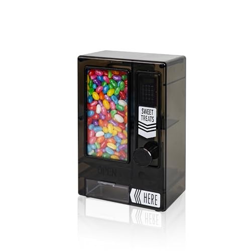 YOBRO Candy Dispenser, Cute Vending Machine for Desktop, Manual Candy Machine, Dispense Mini Candies, Birthday&Christmas Gift for Girls, Gift for Friends Girlfriends (Black) - Image 2