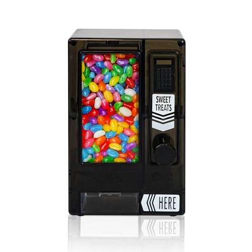 YOBRO Candy Dispenser, Cute Vending Machine for Desktop, Manual Candy Machine, Dispense Mini Candies, Birthday&Christmas Gift for Girls, Gift for Friends Girlfriends (Black) - Image 1