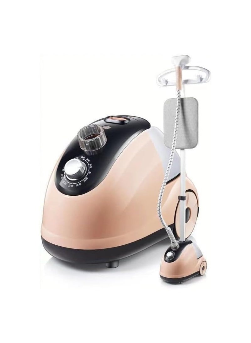 Denx A Small Easy To Carry And Very Effective Steam Iron With A Power Of 2000 Watts That Removes Wrinkles From All Types Of Fabrics. Comes With A Large Water Tank With A Capacity Of 1.8 Liters - Pink - Image 1
