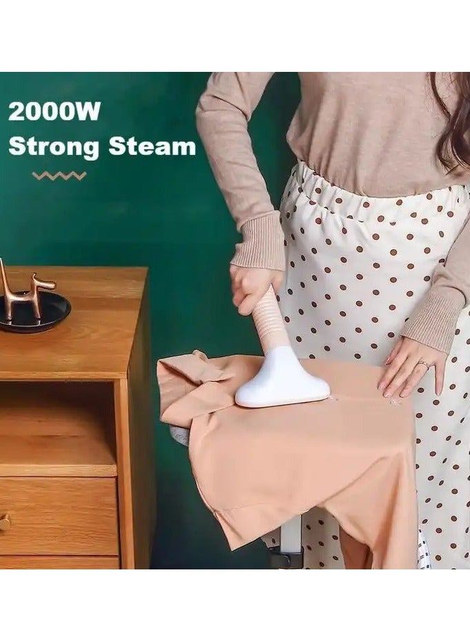 Denx A Small Easy To Carry And Very Effective Steam Iron With A Power Of 2000 Watts That Removes Wrinkles From All Types Of Fabrics. Comes With A Large Water Tank With A Capacity Of 1.8 Liters - Pink - Image 5