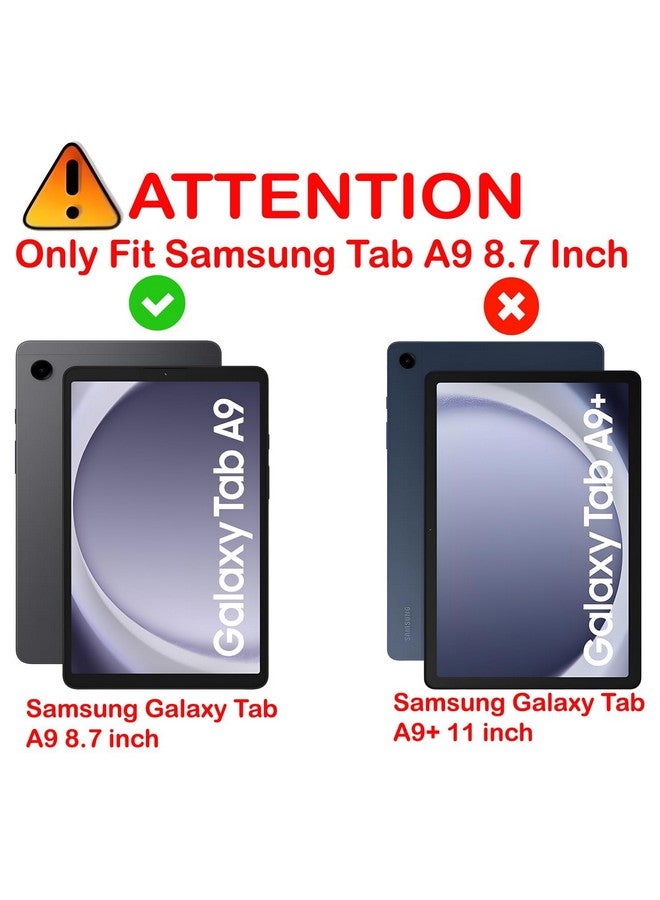 ProElite Cover for Samsung Galaxy Tab A9 8.7 inch Case Cover, Smart Flip Case Cover for Samsung Galaxy Tab A9 8.7 inch Translucent Back with Stylus Pen, Eiffel - Image 2