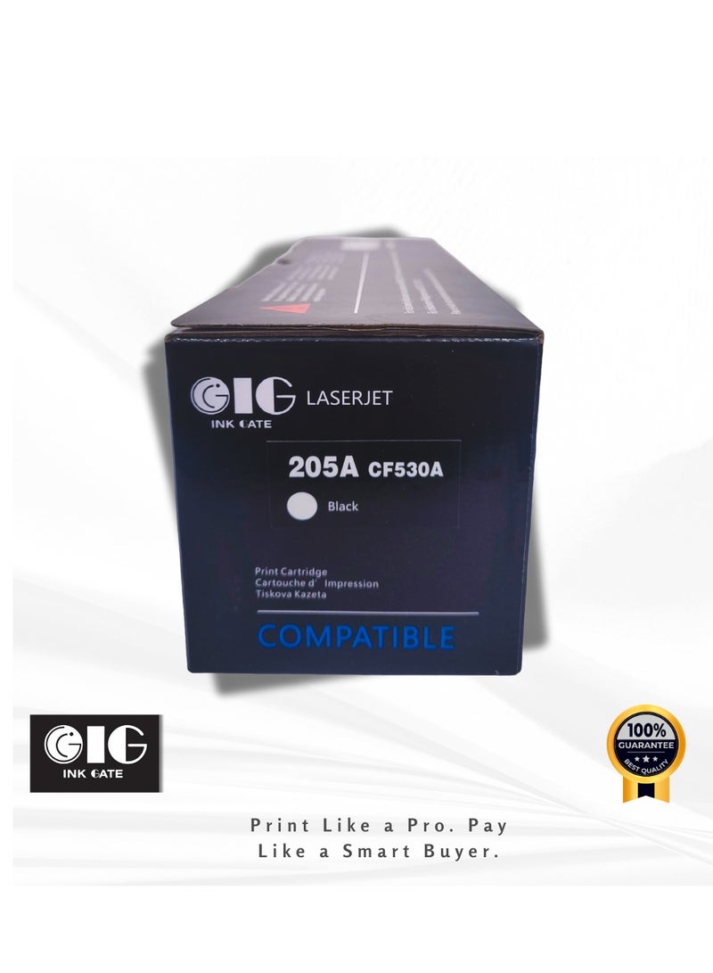 أي جي كارتريدج حبر أسود متوافق IG – 205A – متوافق مع HP Color LaserJet Pro M154a، M154nw، MFP M180n، M181fw (حتى 2100 صفحة) - Image 3