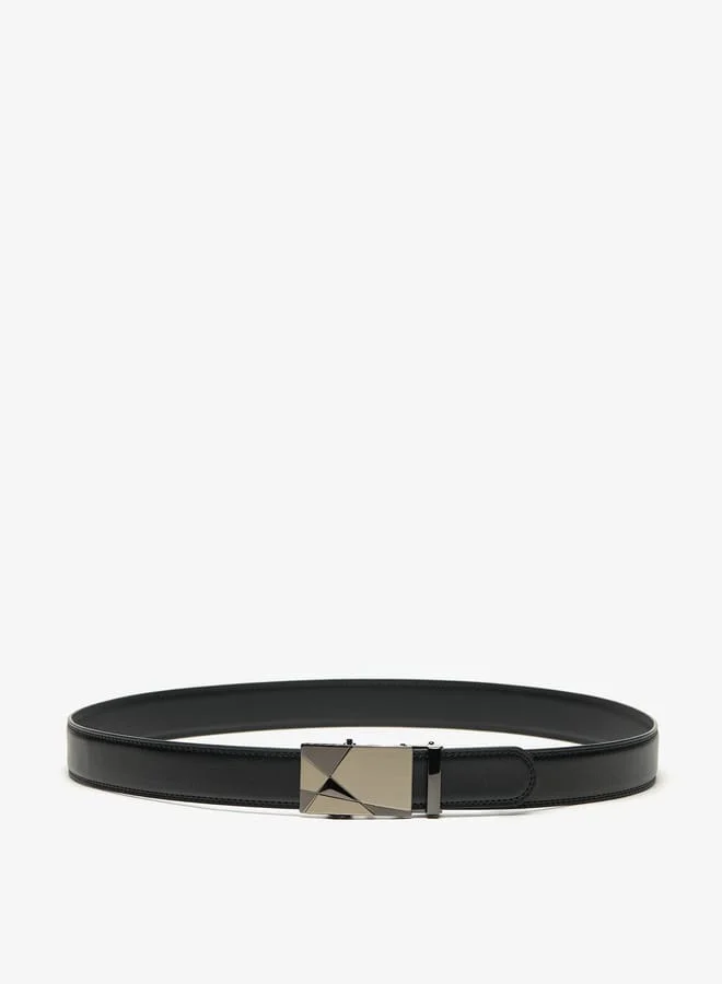 ال بي ال من شو اكسبرس Men's Solid Belt with Buckle Closure