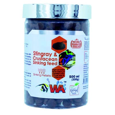 WA Stingray & Crustacean Feed Sinking Pellets 330g, All Life Stages, Fish - Image 1