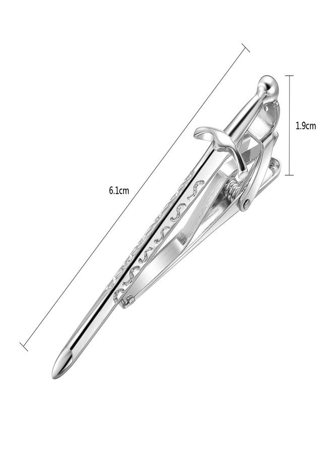 Yoursfs Scottish Sword Tie Clips For Men Tie Bar Accessories Jewelry Martial Arts Present - Image 2