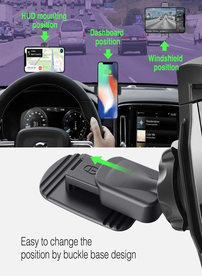 JIMISHA Car Phone Holder - Sticky Adhesive Mount for 4 to 6.5 inch Smartphones - Image 5