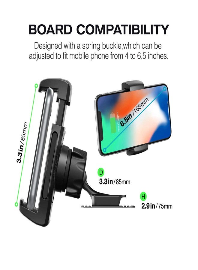 JIMISHA Car Phone Holder - Sticky Adhesive Mount for 4 to 6.5 inch Smartphones - Image 4