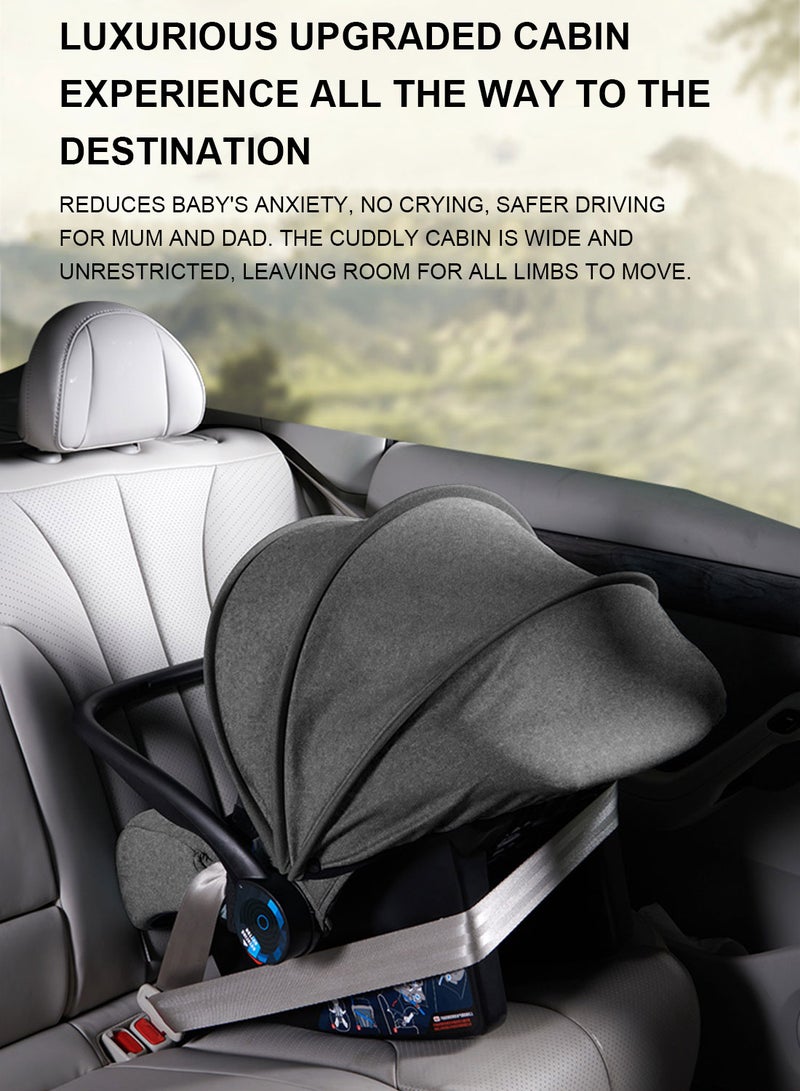 MaBaby 4-In-1 Baby Safety Car Seat With Adjustable Backrest And Canopy, Three-Point Safety Belt, 0 - 15 Months  - Image 3