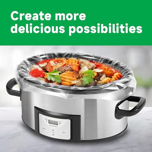 JVVFUU Slow Cooker Liners 3-8 Quart, Cooking Bags Large Size 13"x 21", Slow Cooker Bags Disposable Oval Large For Crock Pot (30) - Image 3