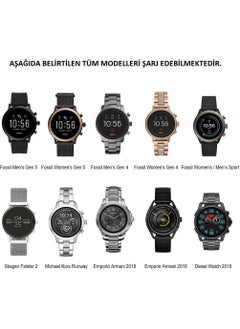 Techmaster Fossil Gen 4 Gen 5 Smart Watch USB Charger Data Cable  - Image 3