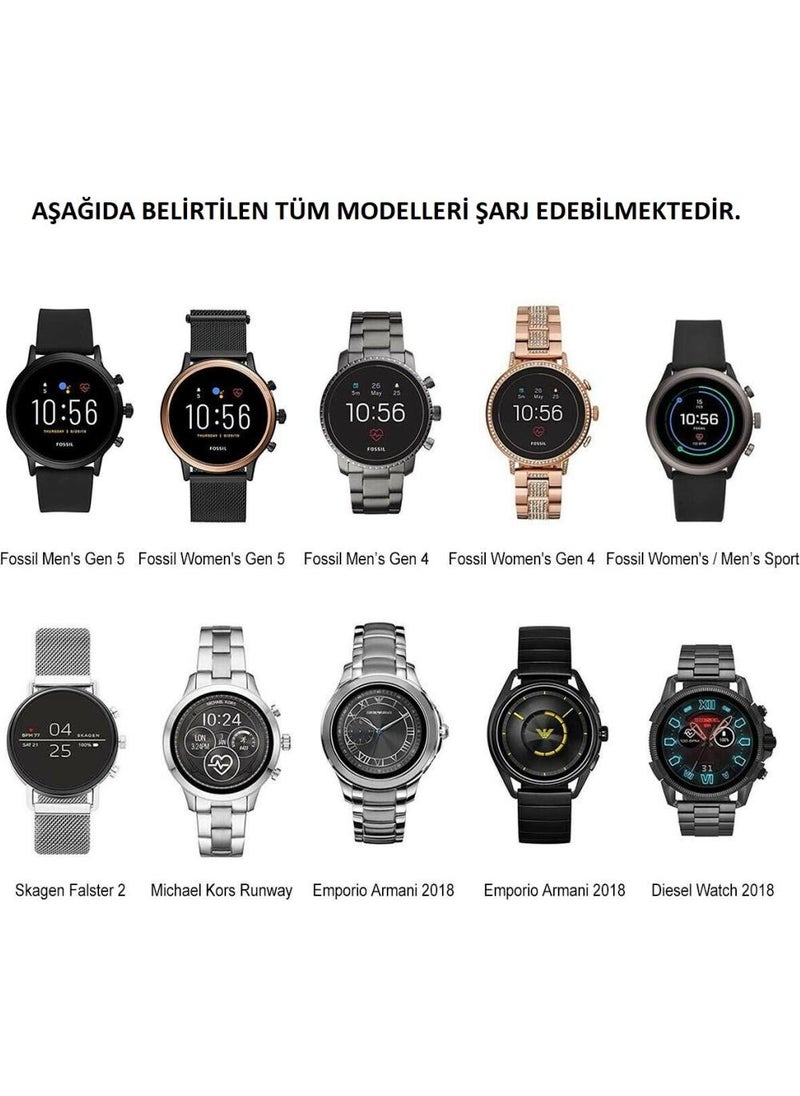Techmaster - Fossil Gen 4 Gen 5 Smart Watch USB Charger Data Cable - Image 1