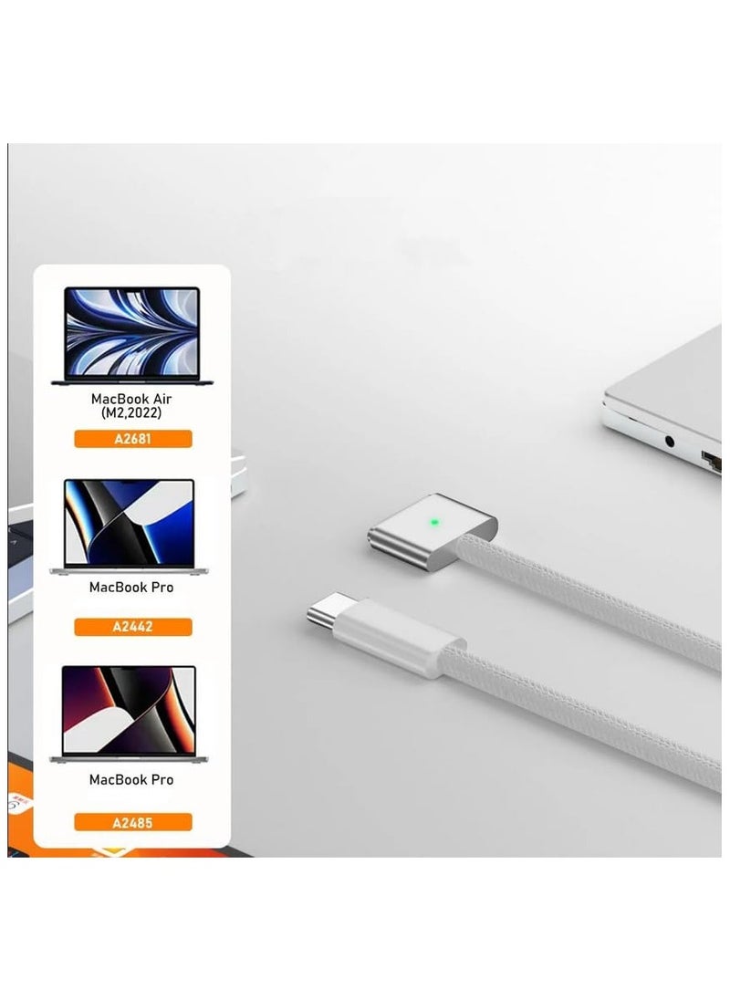 Anmi USB-C to Mag Safe 3 Cable 6.6ft/2M (White )  - Image 5