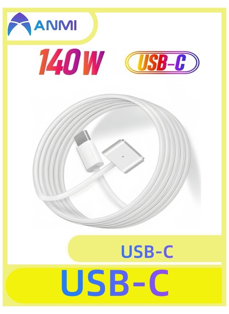 Anmi USB-C to Mag Safe 3 Cable 6.6ft/2M (White )  - Image 1
