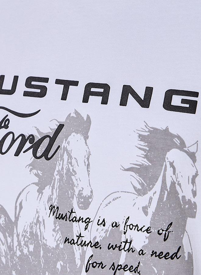 SP Characters Ford Mustang Men Regular Fit Crew Neck Short Sleeve T-shirt - Image 2