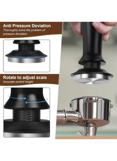 Generic Coffee Press Powder Hammer, Stainless Steel Base Coffee Powder Press Hammer, Coffee Bean Press Tamper Hammer with Scale (58MM)  - Image 5