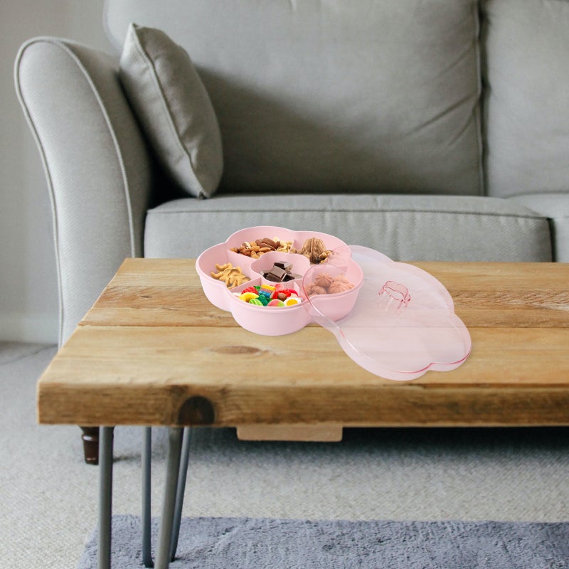 2 pcs Candy Plate Fruit Plate Storage Tray Single-Layer Dish Melon Box - Image 3