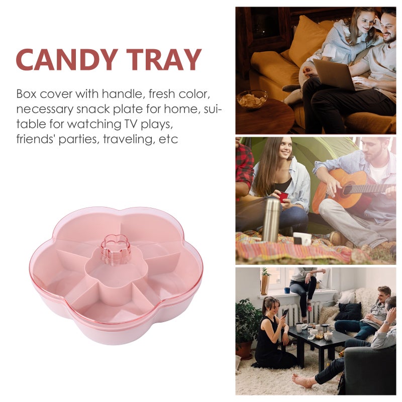 2 pcs Candy Plate Fruit Plate Storage Tray Single-Layer Dish Melon Box - Image 5