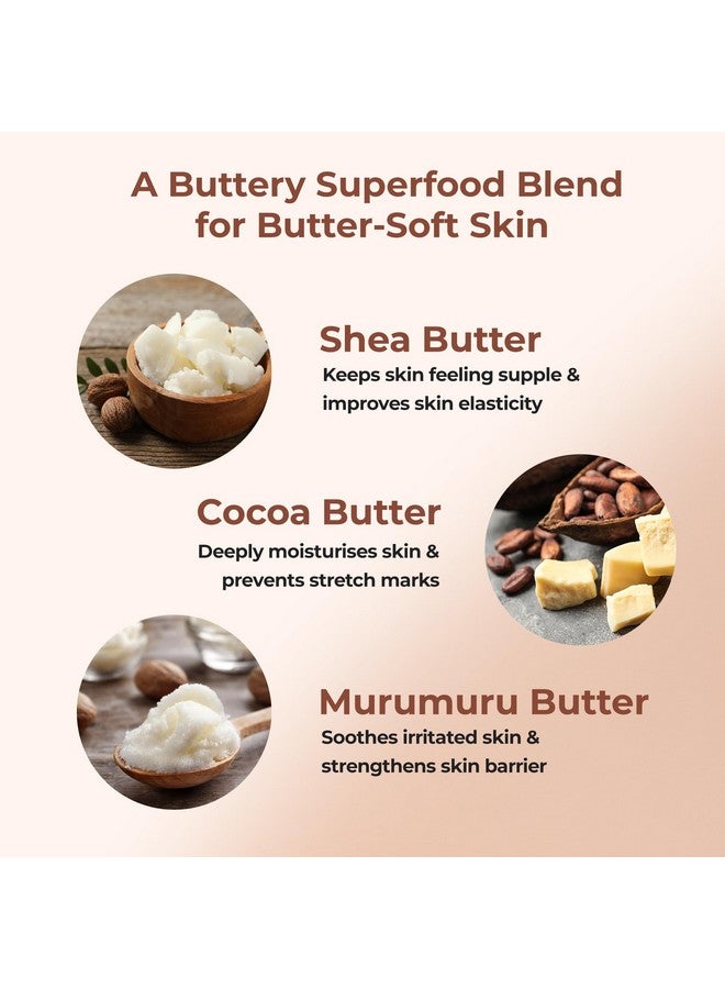 Naturali غسول الجسم المرطب العميق ناتورالي بزبدة الشيا وزبدة الكاكاو وزبدة المورومورو | ينظف بلطف | يرطب ويغذي بعمق | يقوي حاجز البشرة | خالي من الكبريتات والبارابين | 200 مل - Image 3