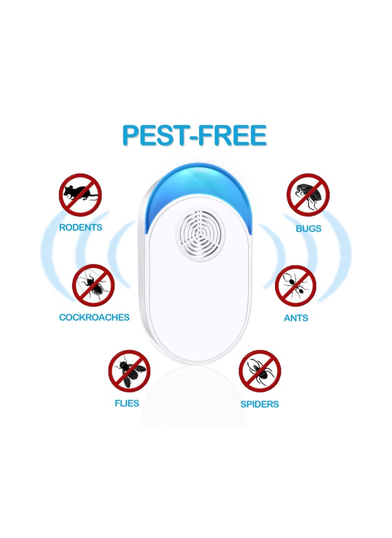 Generic Ultrasonic Pest Repeller 6 Pack, KASTWAVE Ultrasonic Pest Repellent Plug in Pest Control Ultrasonic Repellent Indoor Mice Repellent for Bug Mice Cockroach Ant Spider Mosquito Insect  - Image 2