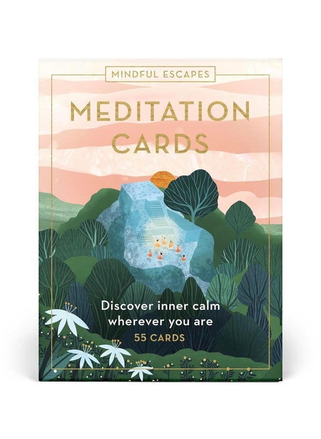 Mindful Escapes Meditation Cards: Discover Inner Calm Wherever You Are, in 50 Cards  - Image 1