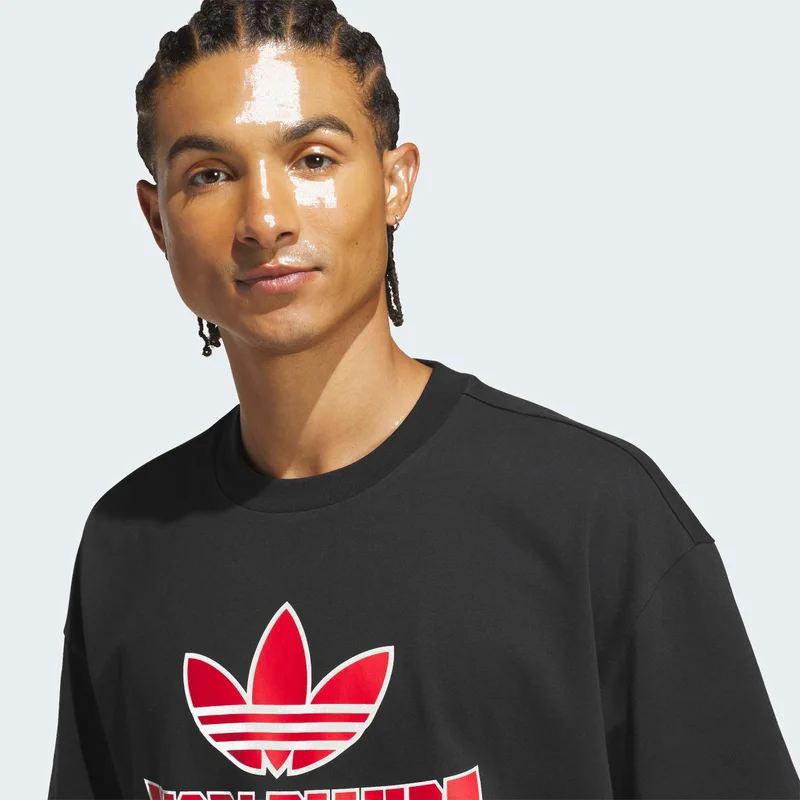 Adidas Originals  ORIGINALS WORLDWIDE HOOPS ONE WORLD T-Shirt  | Best Price UAE