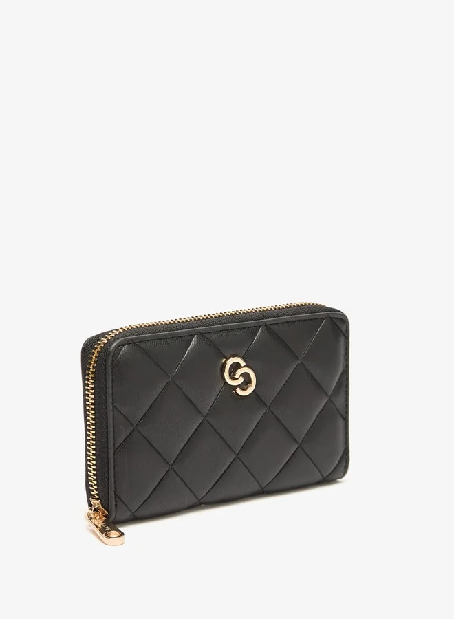 Celeste Women's Quilted Zip Around Wallet