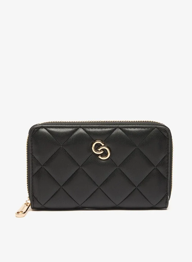 Celeste Women's Quilted Zip Around Wallet