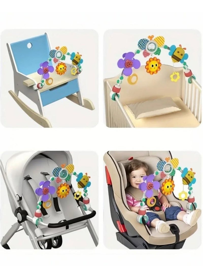 HUANGER Hanging toys for newborns 0–6 months – Sensory toys for strollers, cribs, and car seats - Image 3