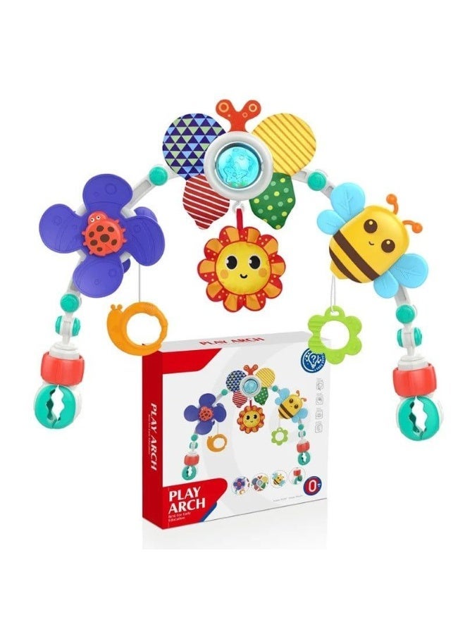 HUANGER Hanging toys for newborns 0–6 months – Sensory toys for strollers, cribs, and car seats - Image 1