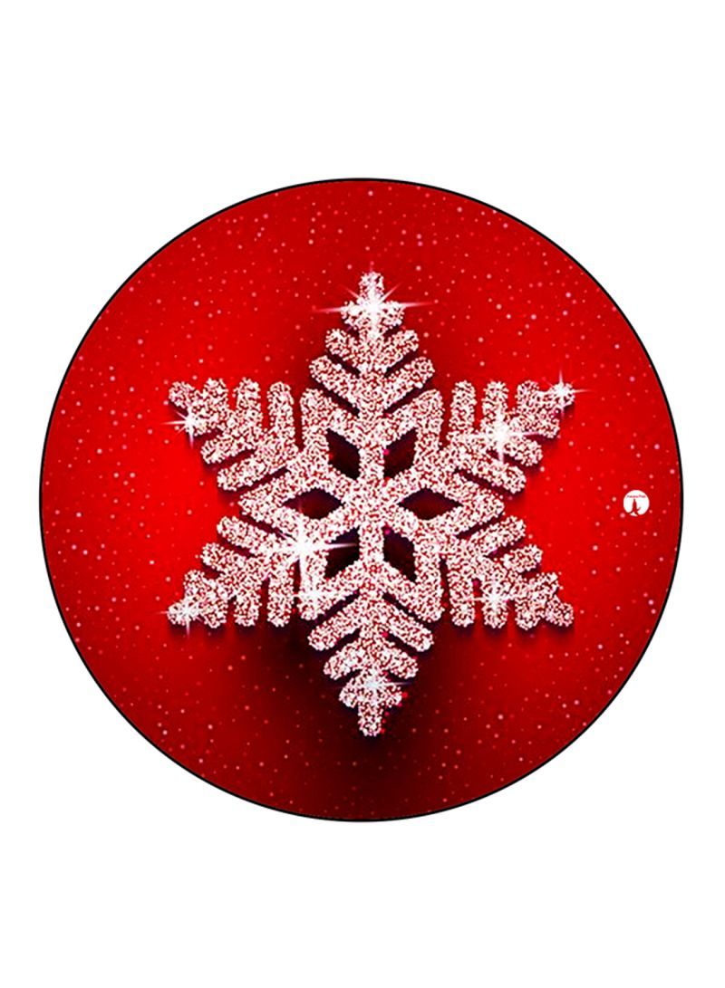 RKN Snow Flake Printed Mouse Pad Multicolour