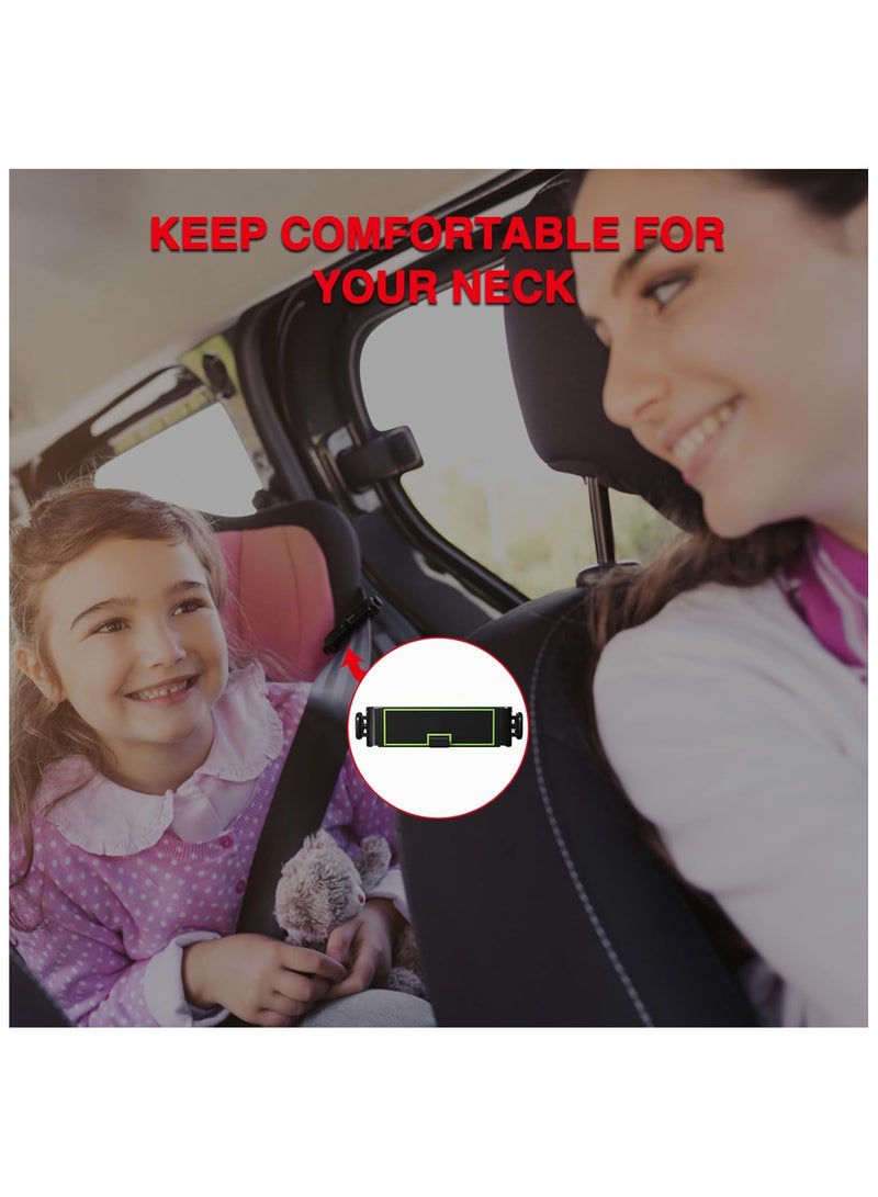 SYOSI 2Pcs Car Seat Belt Adjuster Seatbelt Clips Premium ABS Universal Seat Belt Clips Shoulder and Neck Belt Locator Retainer Locking Clip ​for Kids Adults - Image 5