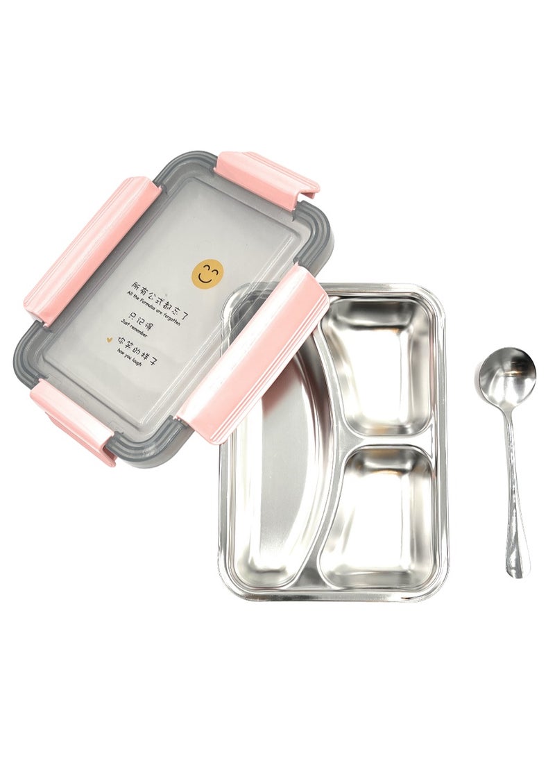 VIO Airtight Lunch Box Stainless Steel Compartment Leak Proof Easy Open Lid Food Snacks Bento Box Tiffin Storage Containers Kids Adult Toddlers Boys Girls School Home Travel Dishwasher Freezer Safe  - Image 4